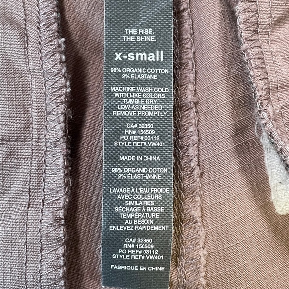 Vuori Cotton Ripstop Terracotta Pink Drawstring Pants - Picture 9 of 9